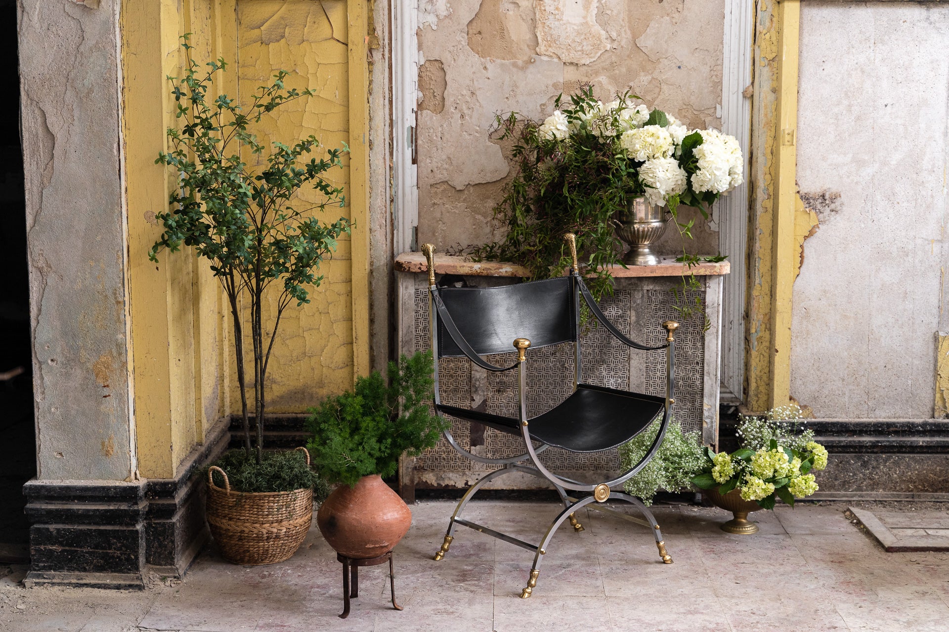 Pair of Brass Candelabras – Caroline Turner Interiors