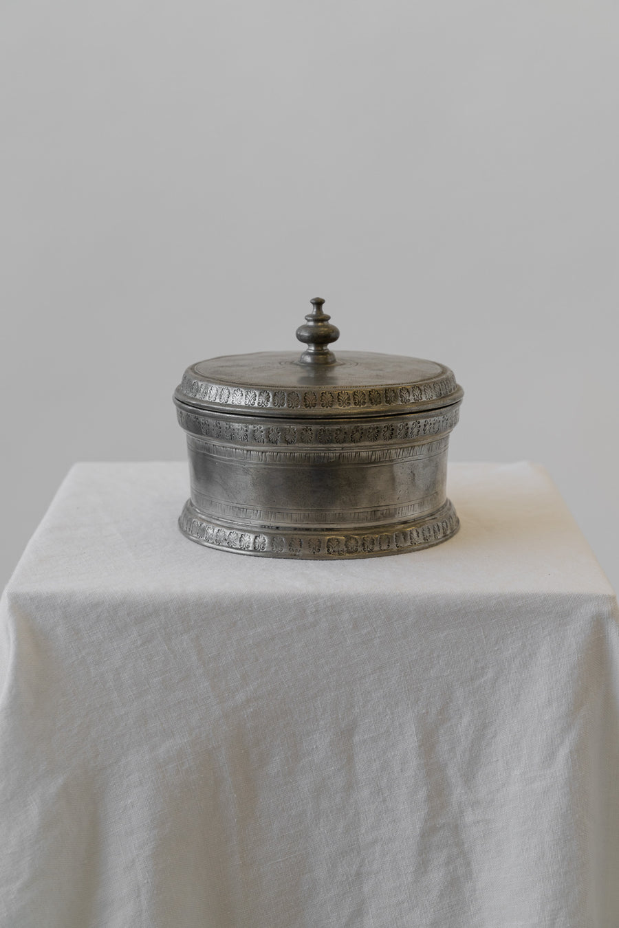 Antique Silver Canister