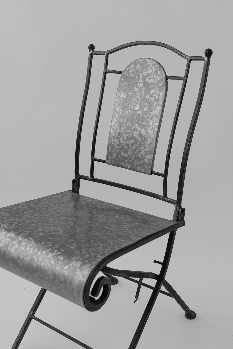 Handmade Iron Folding Chairs Set of 6