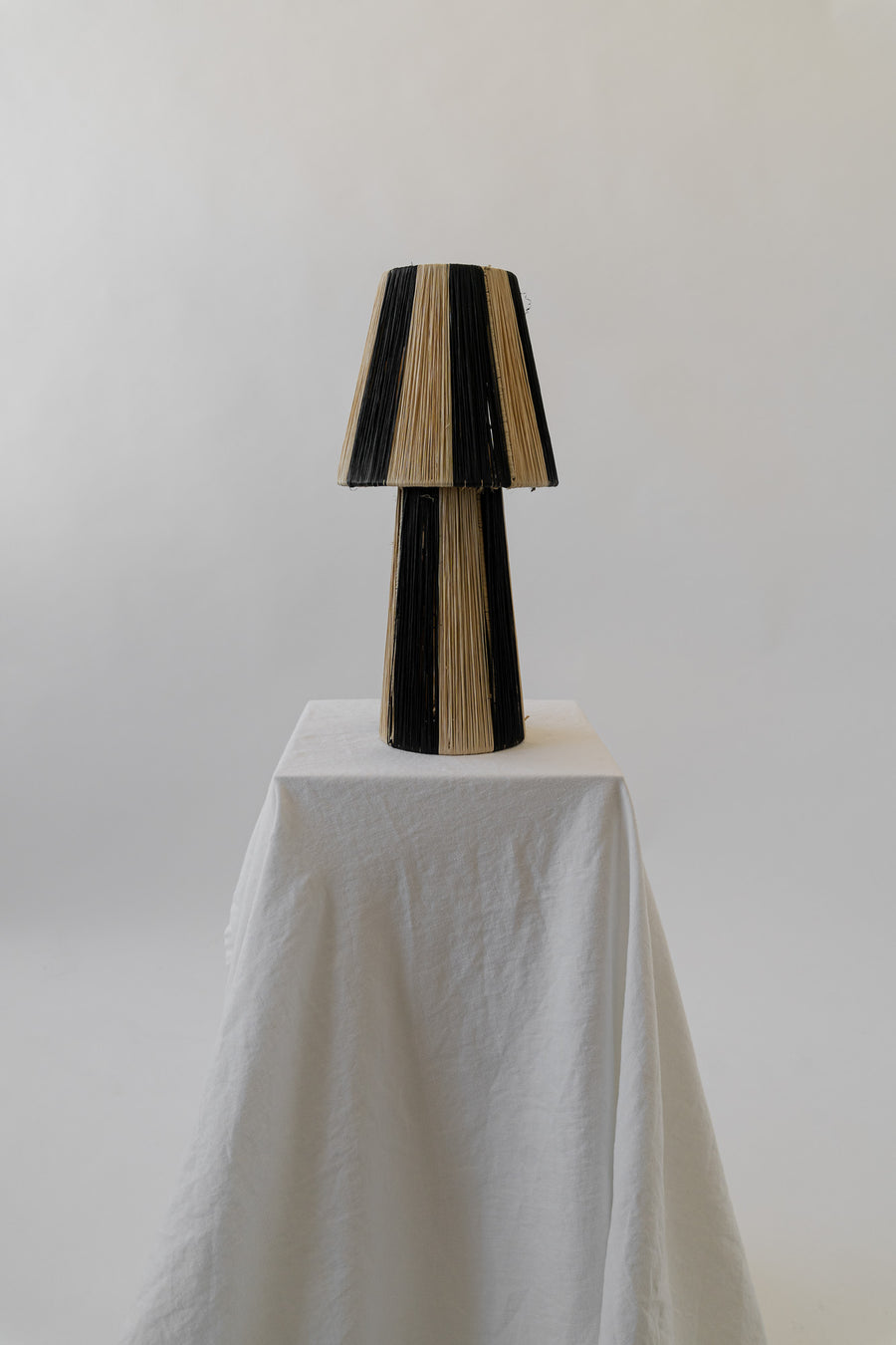 Small Tapered Rattan Lamp